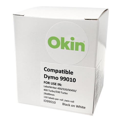 Okin Compatible Dymo LW Shipping Labels 89x28mm 260 Labels