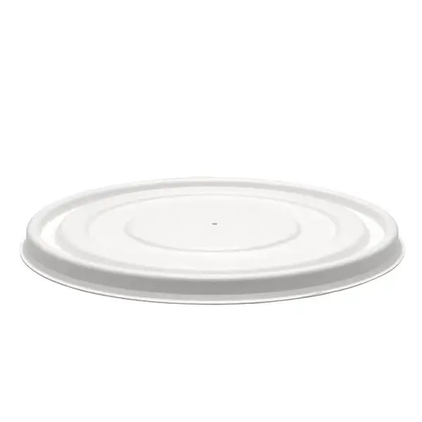 12oz-32oz White Plant Fibre BioBowl Lid - Biopak