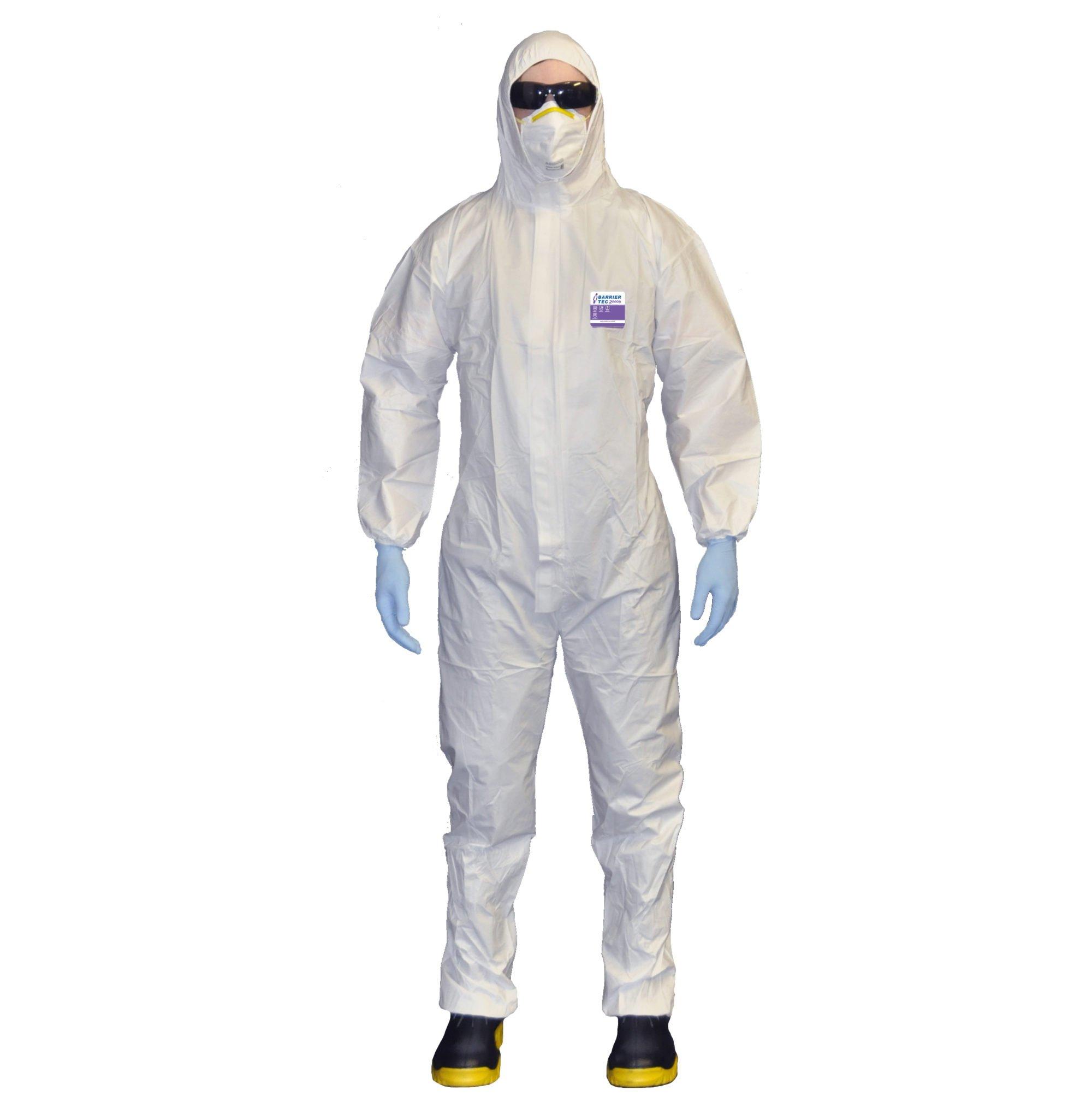 Disp Coveralls Barrier-Tec 2000B, Microporus, Brea-Size L