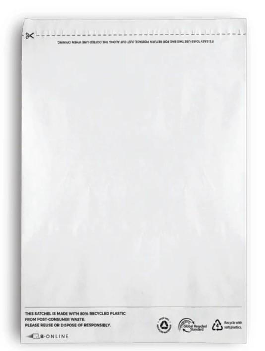  White Poly Mailer Foolscap Recycled-200 - B Online 