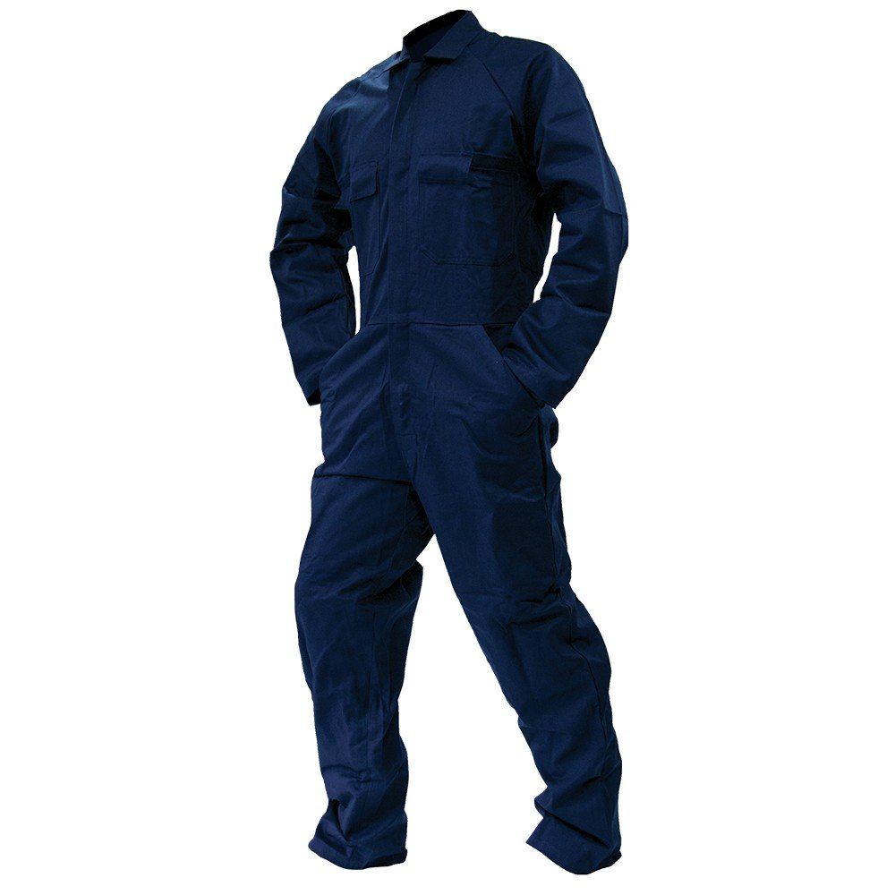 Overall Ls, 300Gsm Cotton, Navy-Size 9