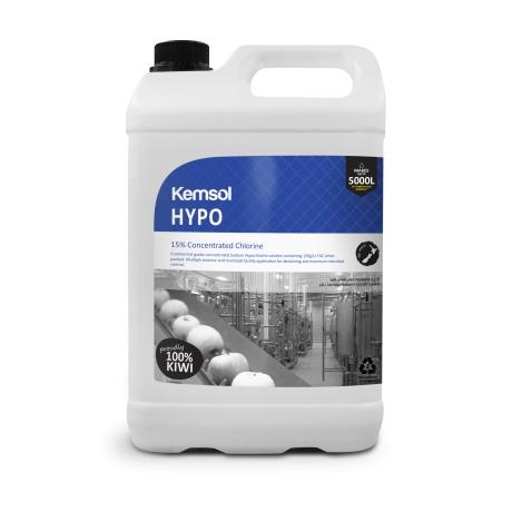 HYPO 15% Hypochlorite Solution (DG class 8) 5Litres - Kemsol