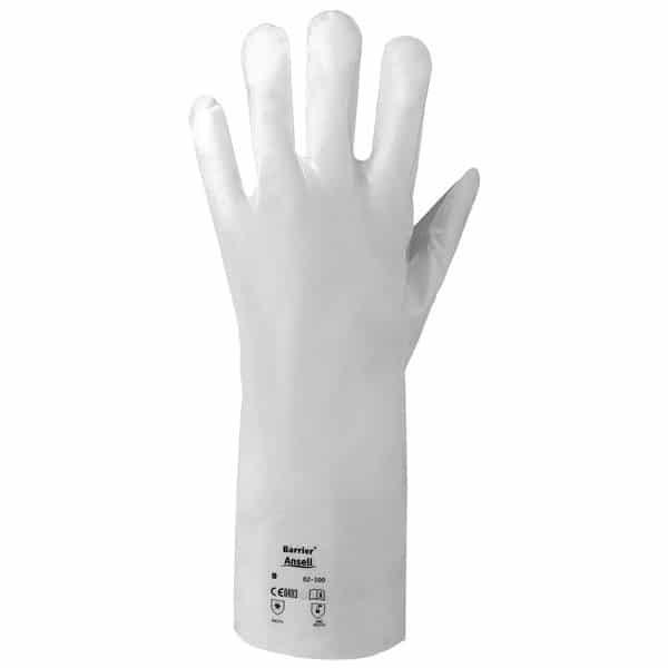 Ansell AlphaTec 02-100 LLDPE Chemical Gloves – Ideal for Spill Response - XL