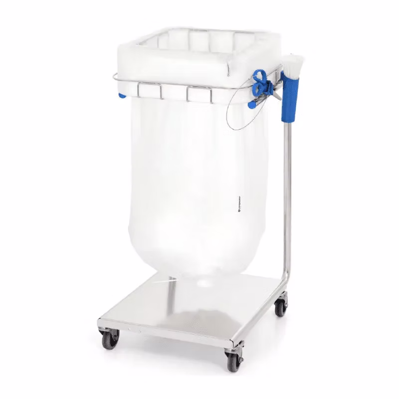 Longopac Midi Dynamic Galvanised Waste Bin - 125 Litres