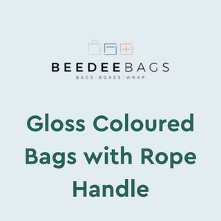 Gloss Coloured Bags with Rope Handle