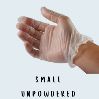 Small Vinyl PowderFree Gloves
