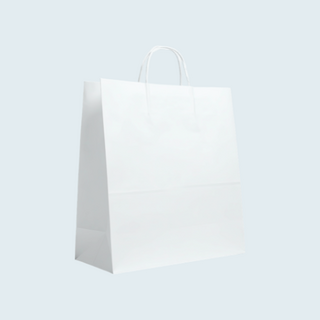 White paper bags