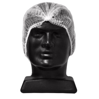 Crimped Hats White 61cm - Selfgard