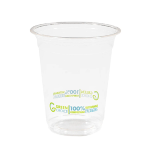 12oz Clear Cup PLA  Carton  1000   - Green Choice