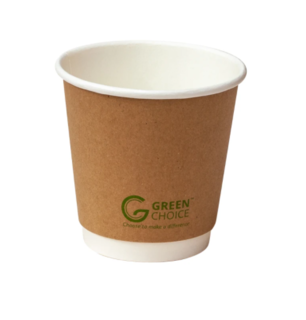 8oz Double Wall Cup PLA. Carton 500  - Green Choice