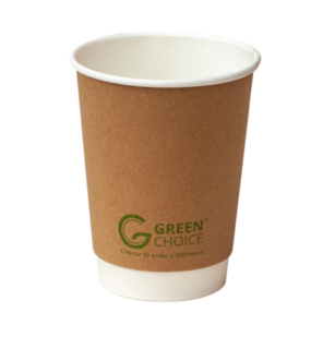 12oz Double Wall Cup PLA Carton 500  - Green Choice