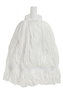 Edco Microfibre Round Mop WHITE, Each - Edco
