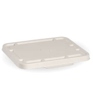 2 & 3 Compartment White BioCane Takeaway Lid - BioPak