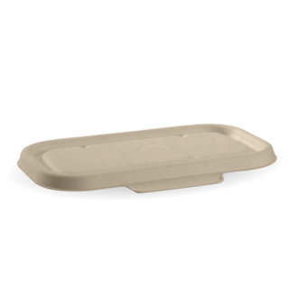 Takeaway Container Lid Natural Large BioCane - BioPak