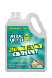 Bathroom Cleaner Concentrate 4 Litres x 4 - Simple Green