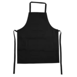 Filta Bib Apron with Pocket, Black, Pack 5 - Filta