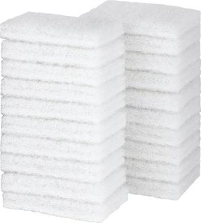 Scrub-A-Dub Pad 6x4 inch / 150x100mm WHITE - Glomesh