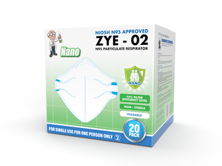 N95 Face Masks  Foldable - Carton 400