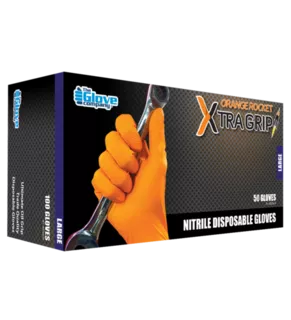 TGC Nitrile Orange Rocket Extra Grip X-LARGE