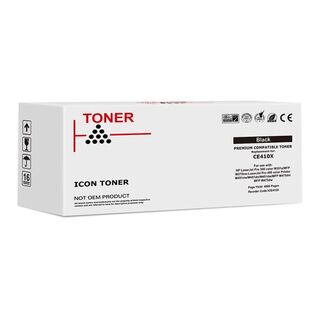 Icon Compatible HP CE410X Black Toner Cartridge