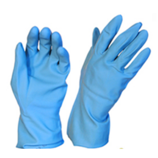 Silverlined Rubber Gloves Small Blue (Pack 12 pairs) - Selfgard