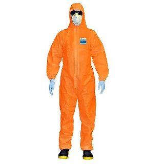 Disp Coveralls Barrier-Tec 1001, Orange Sms-Size Xl