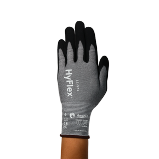 Ansell Hyflex 11-571 Nitrile-Coated Cut Resistant Gloves – Lightweight and Durable - M (Vendor Pack)