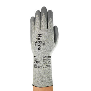 Ansell Hyflex 11-739 PU-Coated Cut Resistant Gloves – Long Cuff Cut Protection - XS