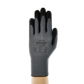 Ansell Edge 48-128 Nitrile-Coated Work Gloves – Improved Grip, Cushioning, and Abrasion Resistance - 2XL