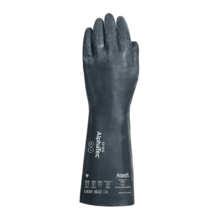 Ansell AlphaTec 53-003 Neoprene Chemical Gauntlet Gloves – Extensive Chemical Protection - XL