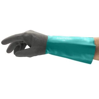 Ansell AlphaTec 58-535B Nitrile Chemical Gloves – Comfortable with Strong Grip - L