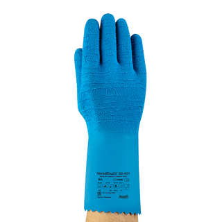 Ansell AlphaTec 62-401 Latex Thermal Gloves – Crinkle Finish For Reinforced Grip - S