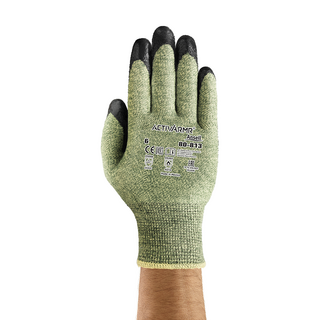 Ansell ActivArmr 80-813 Neoprene-Coated Electrical and Cut-Resistant Gloves – Arc-Flash and Flash-Flame Protection - M