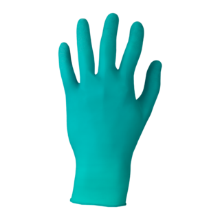 Ansell TouchNTuff 92-500 Powdered Nitrile Disposable Gloves – Chemical Splash Protection - M
