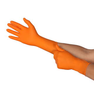 Ansell TouchNTuff 93-800 Powder-free Nitrile Disposable Gloves – 15 Minute Acetone Resistance - XL