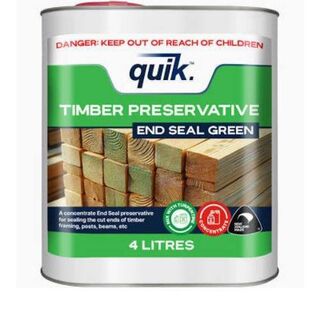 Timber Preservative Endseal Green Concentrate 4 Litres  x 6 - QUIK