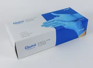 Nitrile Gloves Blue 240mm Medium- Coastal